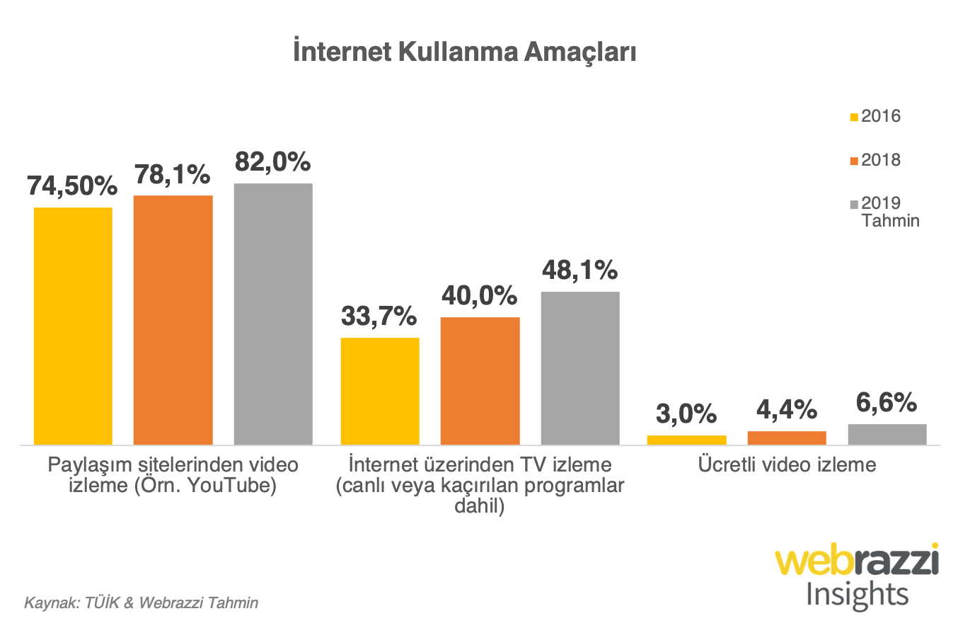 İnternet Kullanma Amaçları