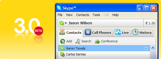 Skype 3.0