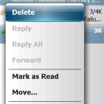 Windows mobile 6.5 screenshot Windows mobile 6.5 screenshot