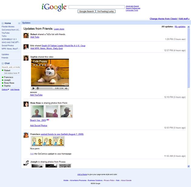 igoogle-updates igoogle-updates