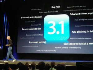 iphone os 3.1 apple itunes 9