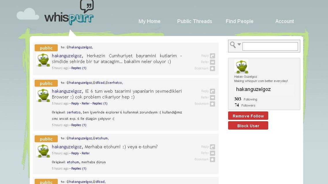 Whispurr: Mikro Fısıltılar Servisi