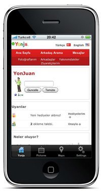 Yonja Lokasyon Destekli iPhone Uygulamasını Yayına Aldı