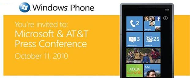 Windows Phone 7, 11 Ekim'de Geliyor