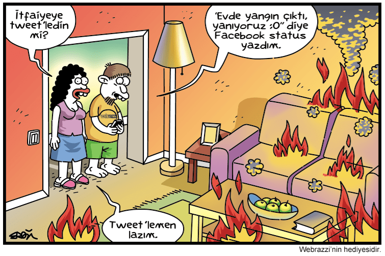 Erdil Yaşaroğlu'ndan Webrazzi'ye Özel Karikatür