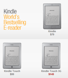 Amazon'dan E-kitap Severlere Yeni Oyuncaklar: Kindle E-ink ve Kindle Touch eReader