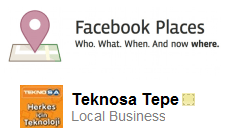 Facebook Yer Bildirim Fırsatları Türkiye'de!