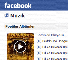 Facebook sohbet üzerinde arkadaşlarla müzik dinleme dönemi başlıyor