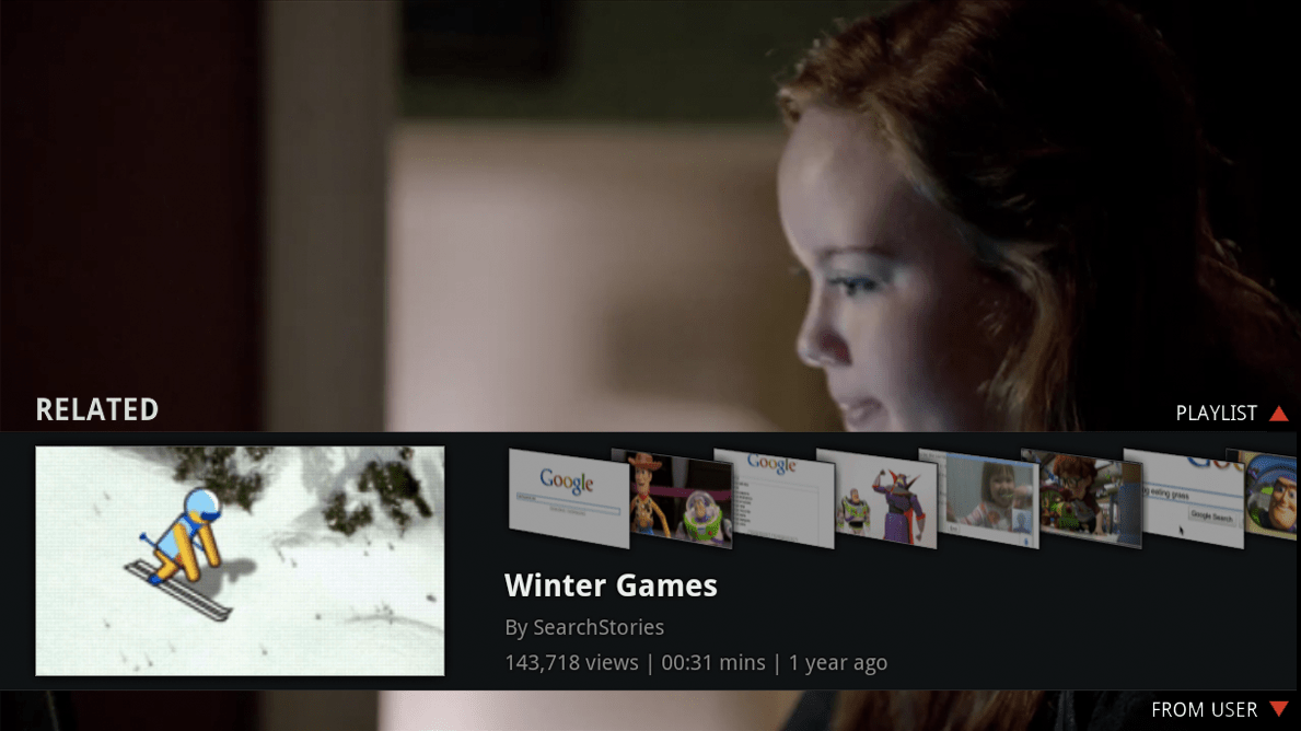 Google TV, YouTube uygulamasını yayınladı