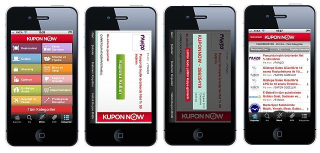 Kuponnow mobil uygulama
