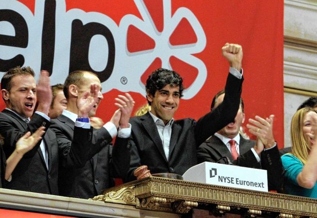 Yelp'in borsa macerası kârlı başladı