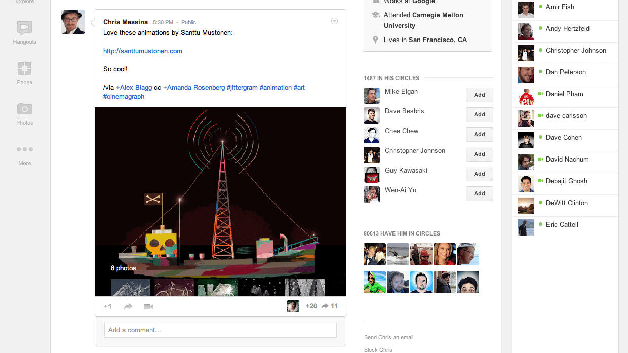 Google+ arayüzünü yeniledi [Video]