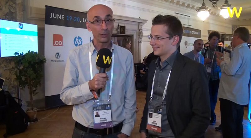 Socialbakers kurucusu Jan Rezab röportajı [LeWeb London] - Webrazzi
