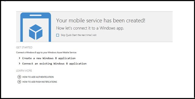 windows azure mobile