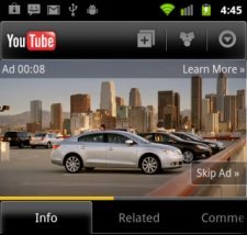 YouTube'da yeni bir mobil reklam modeli devreye alınıyor