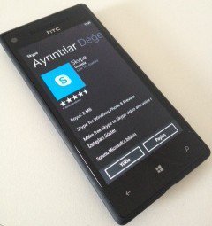 Skype Windows Phone 8'ler için mağazadaki yerini aldı
