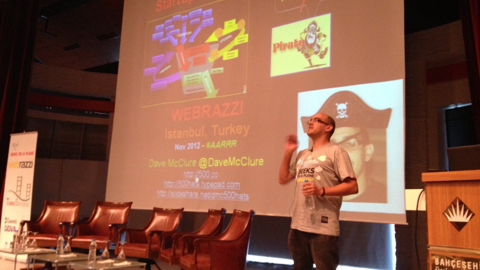 Geek On A Plane İstanbul Konferansı Dave McClure'un sunumuyla başladı