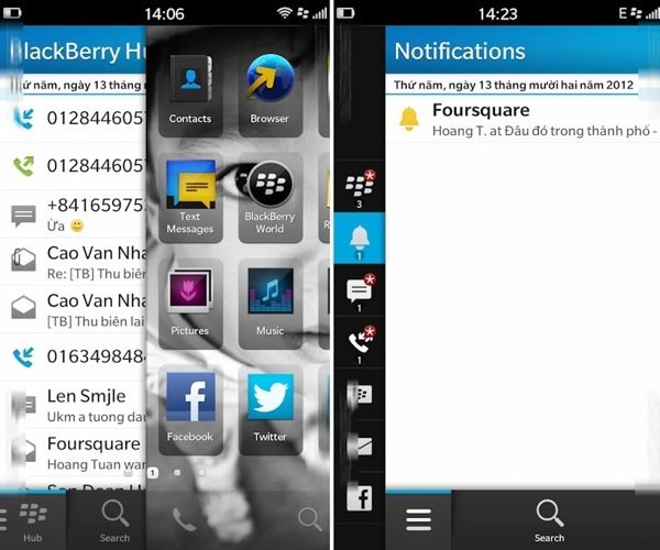 Blackberry 10'un yeni ekran görüntülerinde sesli asistan uygulaması dikkat çekti