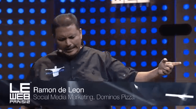 Sosyal medya pazarlamasında harikalar yaratan pizzacı Ramon De Leon [LeWeb Paris]