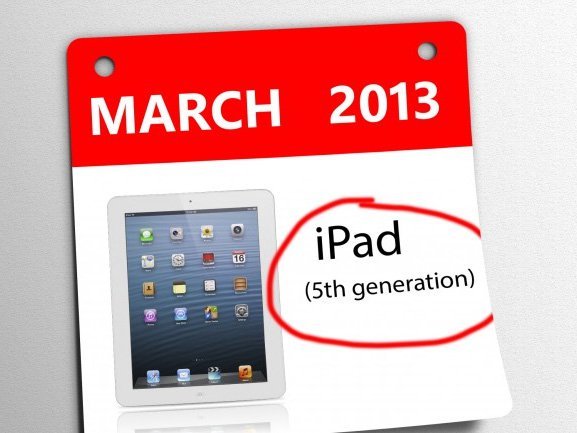 Daha ince iPad 5, Mart'ta piyasada mı olacak?