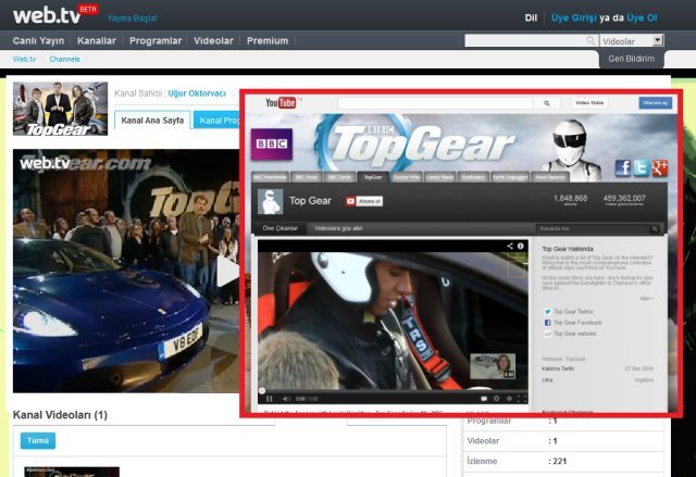web.tv top gear kanal