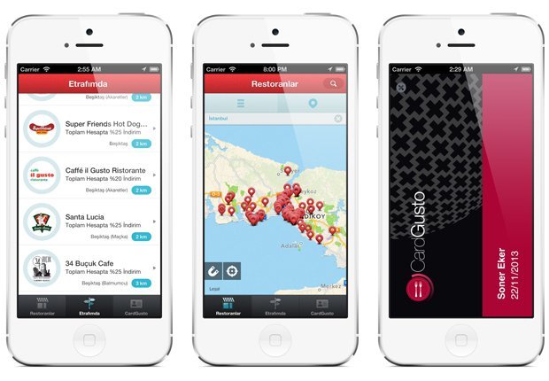 cardgusto-iphone-uygulamasi