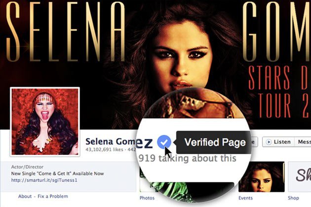 Facebook, onaylı profiller ve sayfalar özelliğini duyurdu