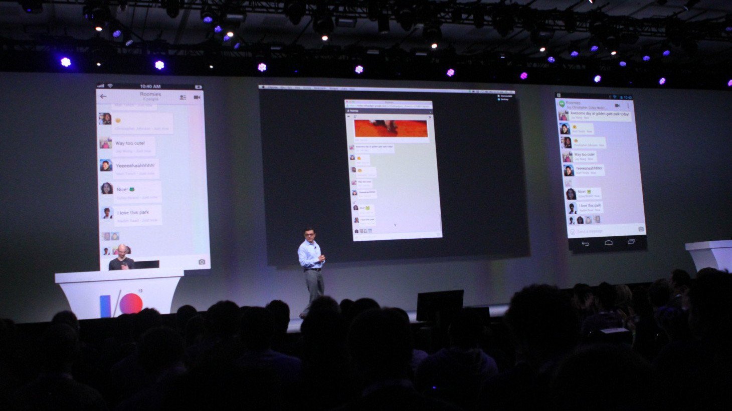 Google tüm mesajlaşma servislerini Hangouts'ta bir araya topluyor [Google I/O]