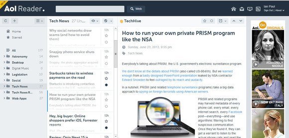 aol reader rss okuyucu2