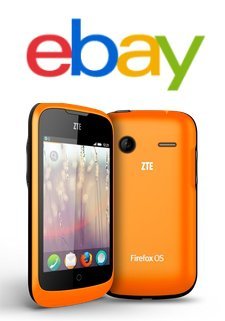 Firefox OS tabanlı ZTE Open, Ebay'e adım atıyor