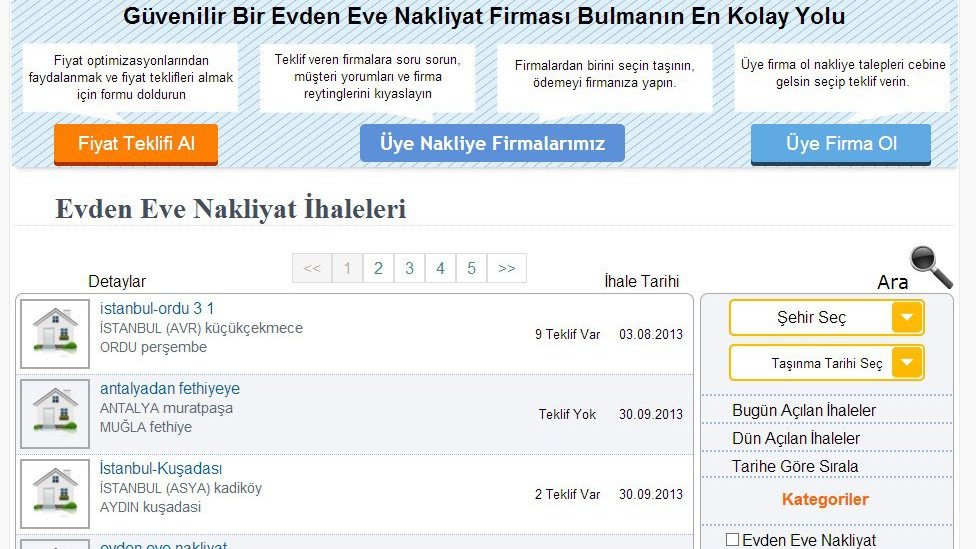 Evden eve taşımada nakliyat şirketlerini toplayan pazaryeri: Enakliyat