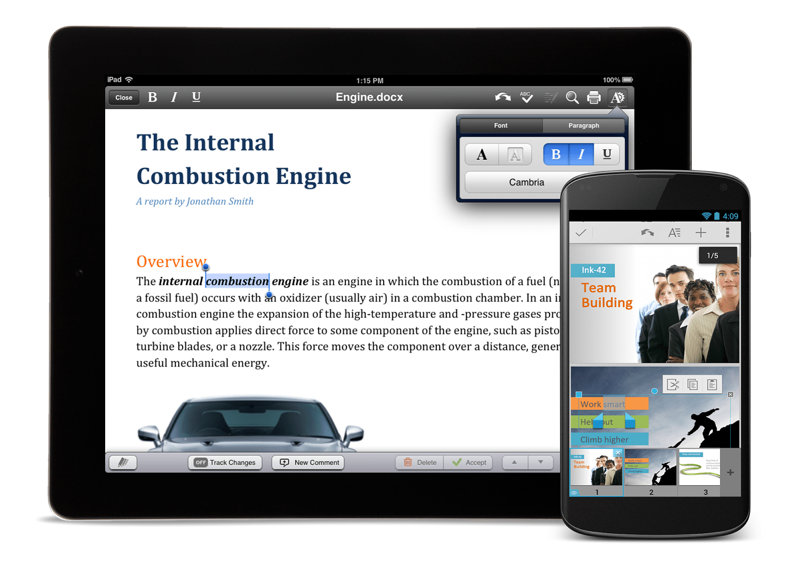 quickoffice ekran görüntüsü