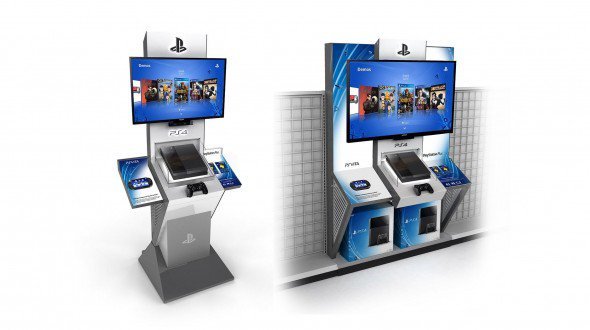PS4 kiosk