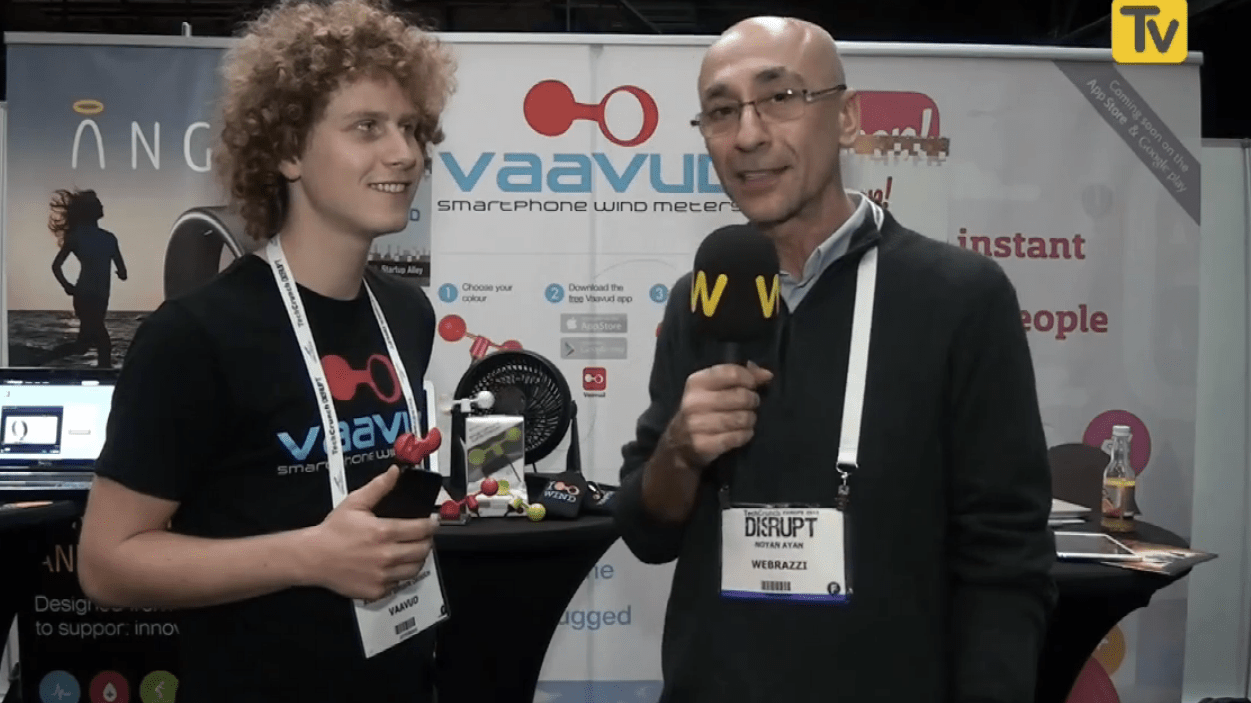 Akıllı telefonlar için rüzgar ölçen uygulama: Vaavud [TC Disrupt Europe]