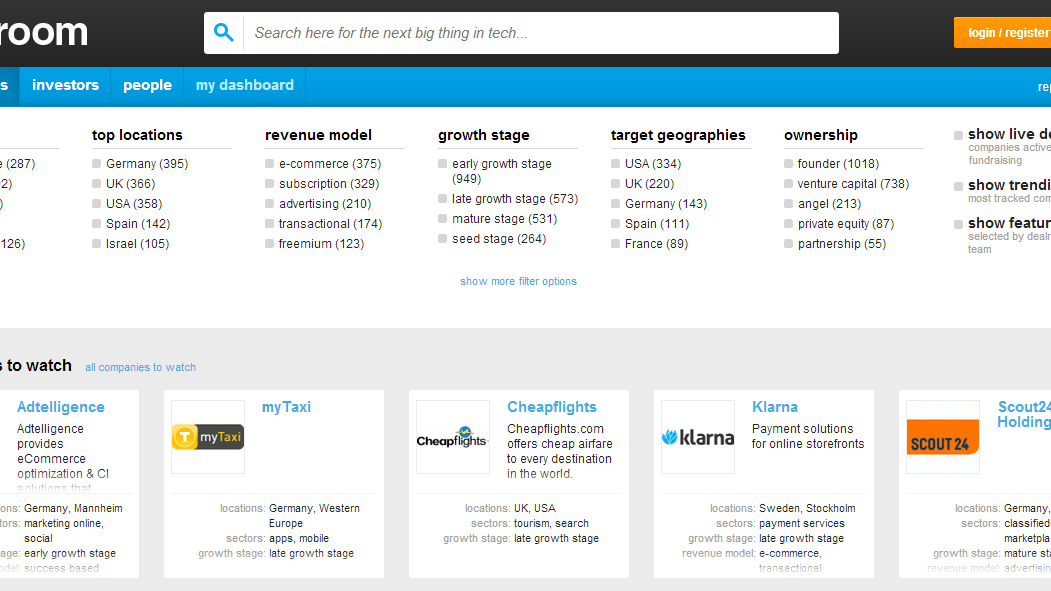 Avrupa odağında girişimciler ile yatırımcıları buluşturan platform: Dealroom.co