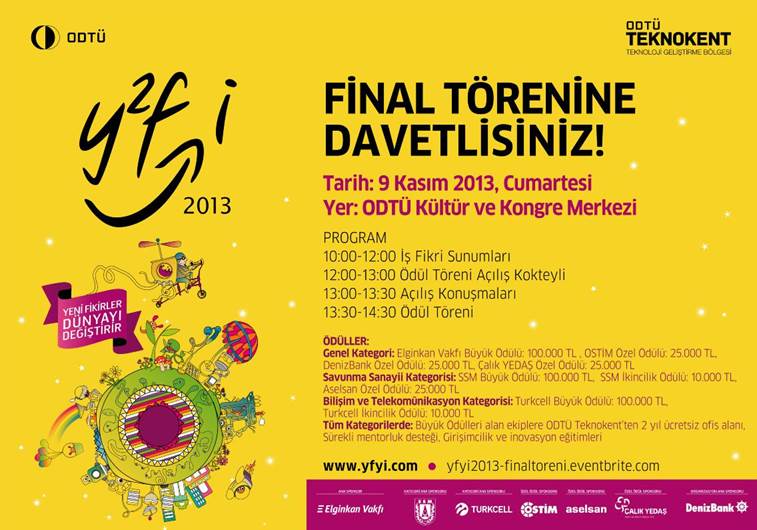 Yeni Fikirler Yeni İşler yarışmasına başvuran girişimlerin 11'i 9 Kasım'daki finali bekliyor