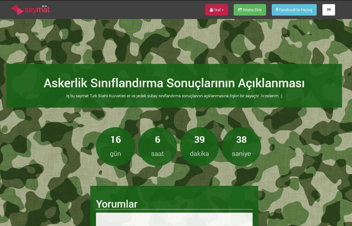 saymat.com sosyal sayac
