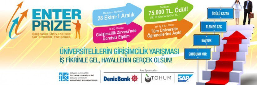 75.000 TL ödül dağıtılacak EnterPrize girişimcilik yarışması için son başvuru 1 Aralık