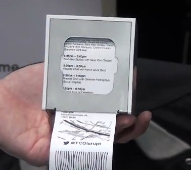 Berg Cloud, internet tabanlı küçük yazıcı Little Printer'ı anlattı [TC Disrupt Europe]