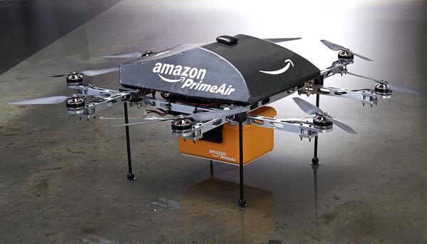 Amazon uçan robotlarla teslimata hazırlanıyor