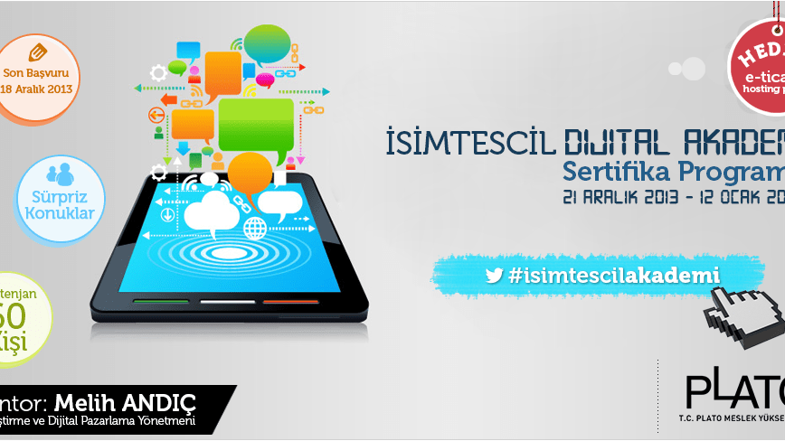 İsimtescil, Dijital Akademi Sertifika Programı düzenliyor. Son başvuru Çarşamba günü