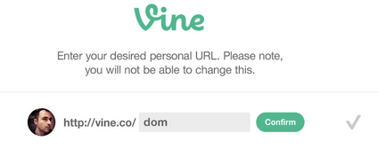 Vine kullanıcıları profil adresini belirleyebilecek [Güncellendi]