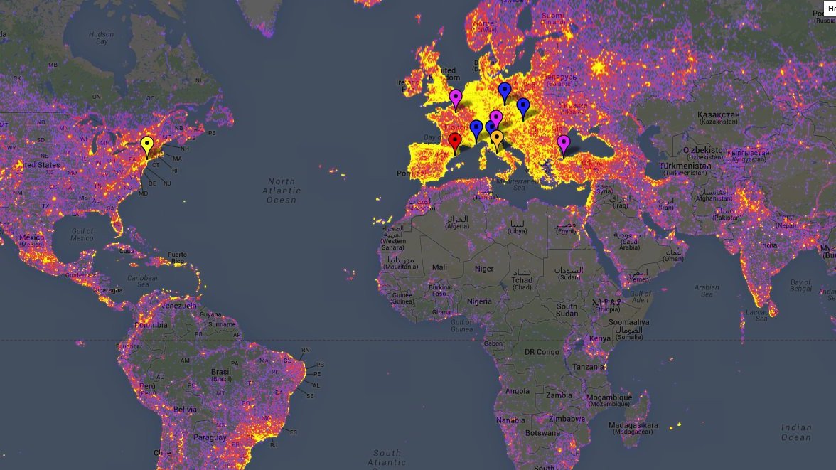 Sightmap'ten dünya üzerinden en çok fotoğraf çekilen 10 yer