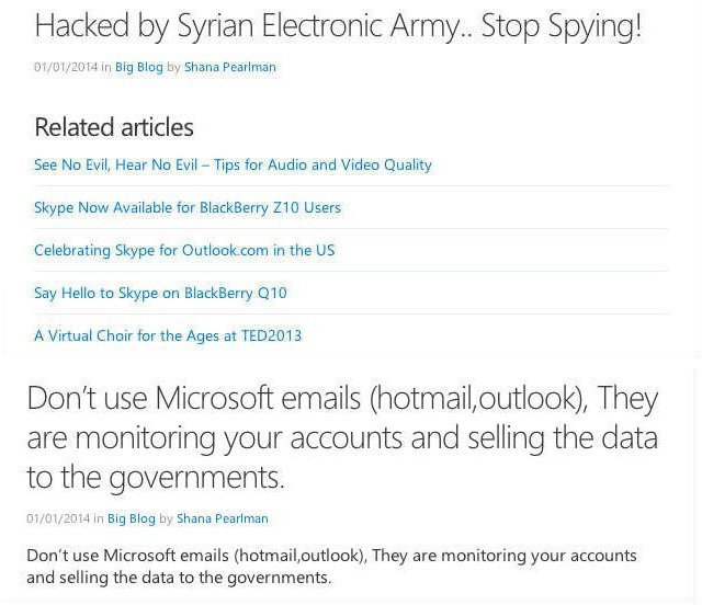 Skype’ın sosyal medya hesapları Suriyeli hacker’lar tarafından hack’lendi
