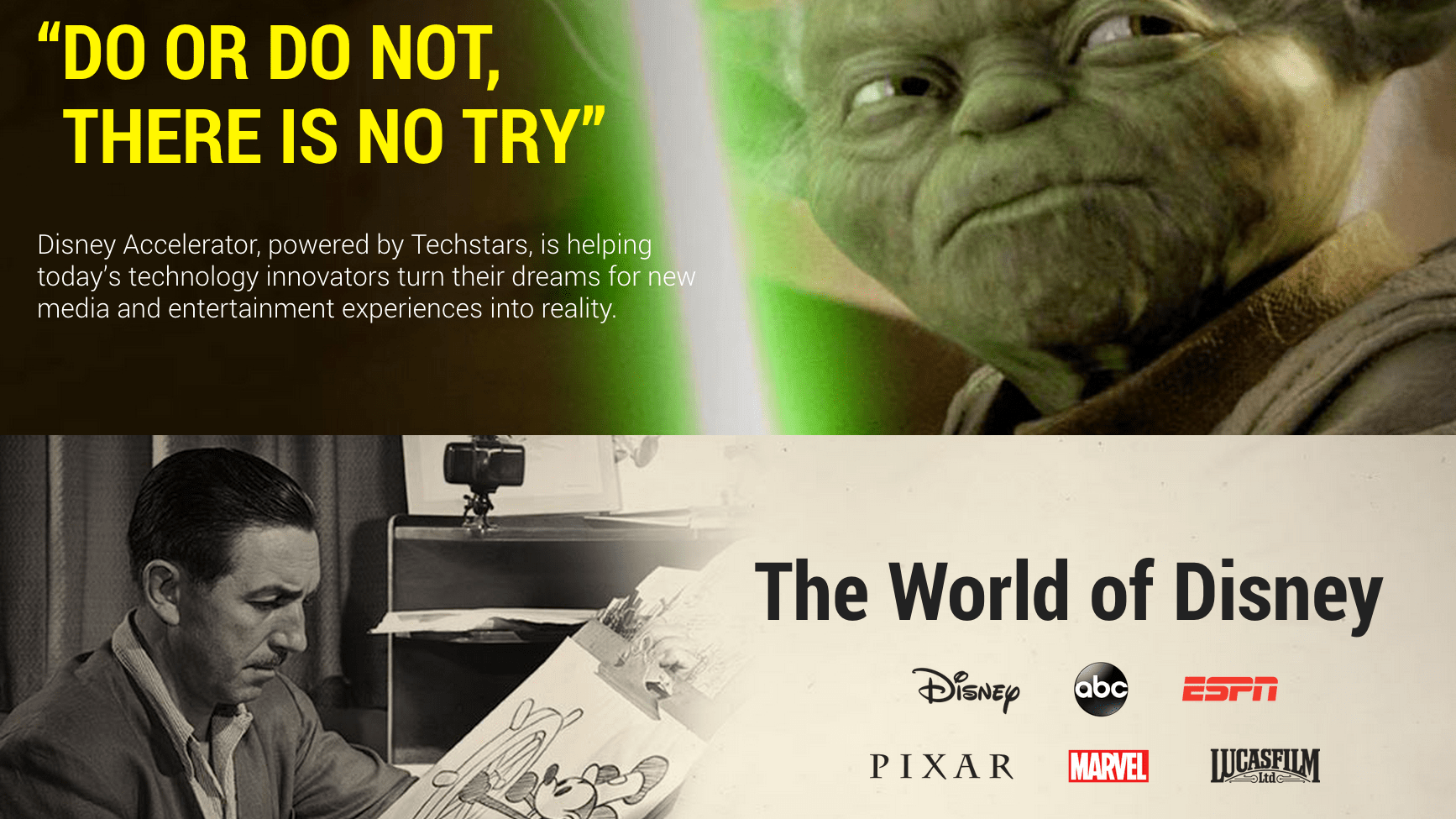 Disney'den girişim hızlandırma programı: Disney Accelerator