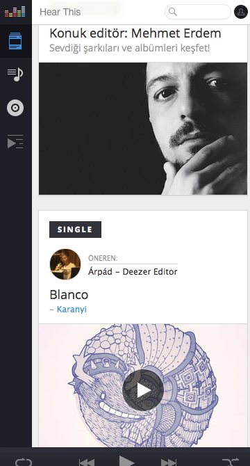 Mobilde freemium'a geçen Deezer'ın Mac uygulamasını siz de test edebilirsiniz