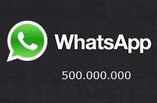 WhatsApp 500 milyon kullanıcıya ulaştı