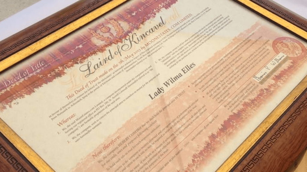 Lord veya Lady ünvanı satan e-ticaret girişimi: Out of Turkey Gift