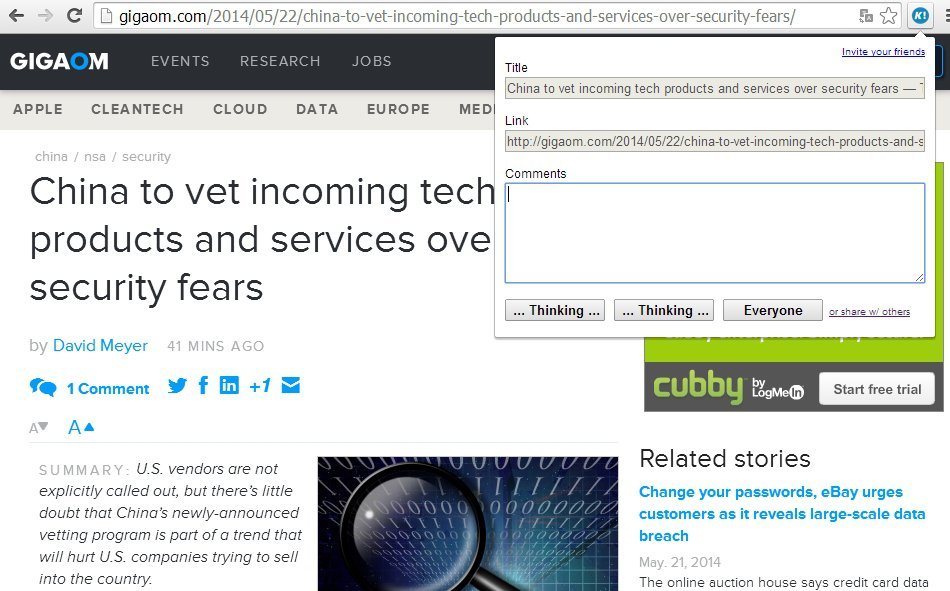 Kontextful contextual content social