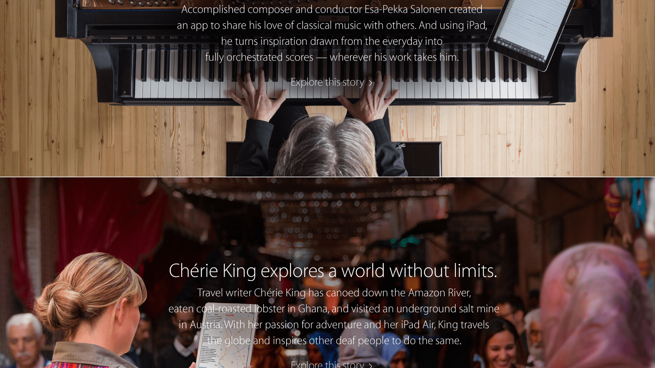 Apple'dan iPad Air için iki yeni reklam filmi